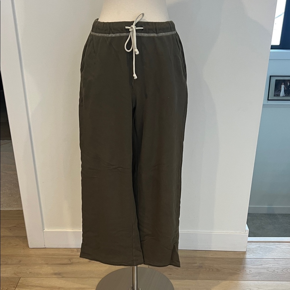 Women's Olive Track Pants